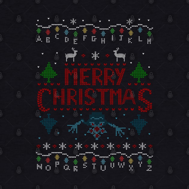 MERRY CHRISTMAS - demogorgon upside down by FandomizedRose